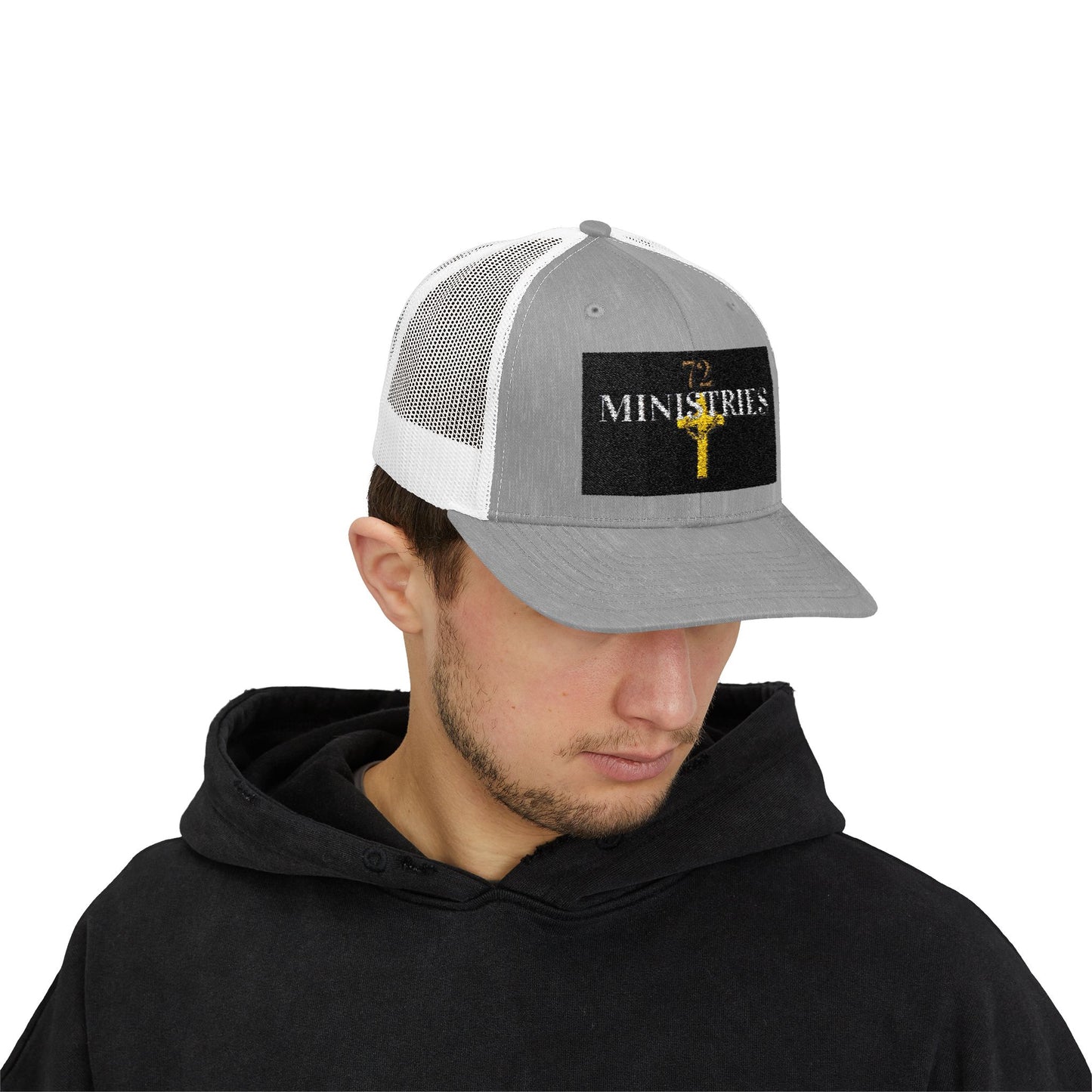 Spiritual Snapback Trucker Cap, Faith-Based Cap, Religious Gift, Ministry Headwear, Church Apparel, Inspirational Accessory