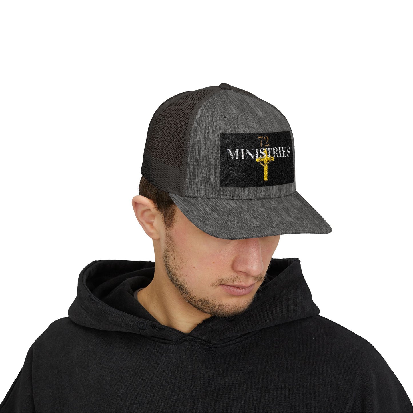 Spiritual Snapback Trucker Cap, Faith-Based Cap, Religious Gift, Ministry Headwear, Church Apparel, Inspirational Accessory