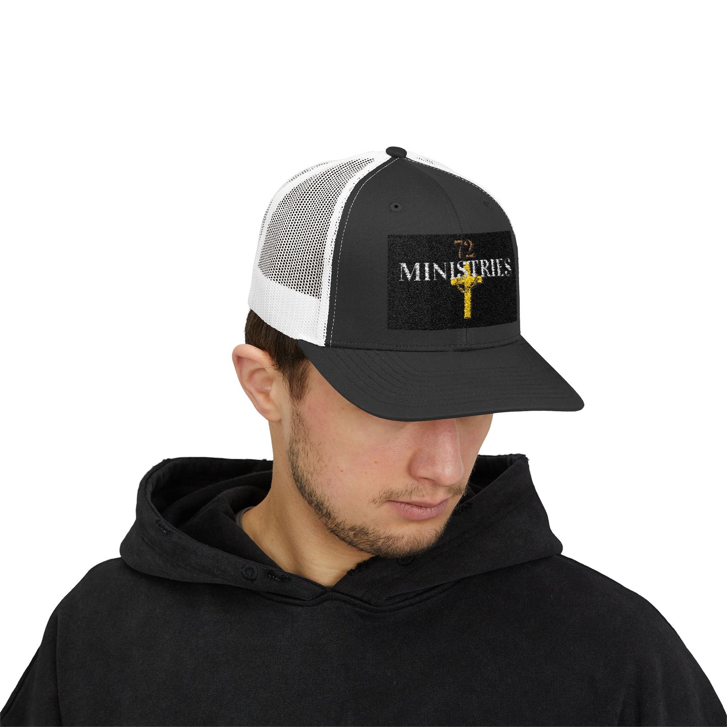 Spiritual Snapback Trucker Cap, Faith-Based Cap, Religious Gift, Ministry Headwear, Church Apparel, Inspirational Accessory