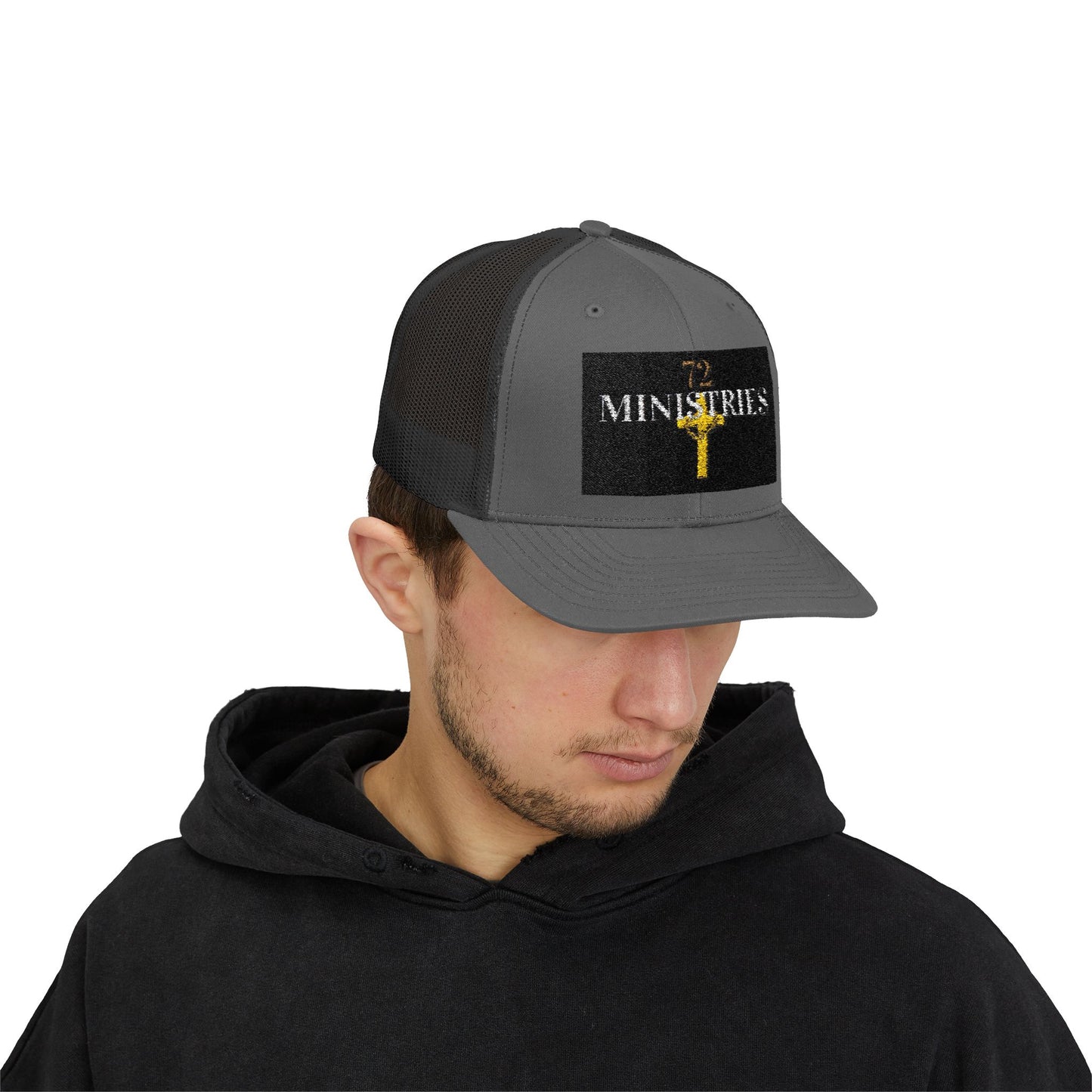 Spiritual Snapback Trucker Cap, Faith-Based Cap, Religious Gift, Ministry Headwear, Church Apparel, Inspirational Accessory