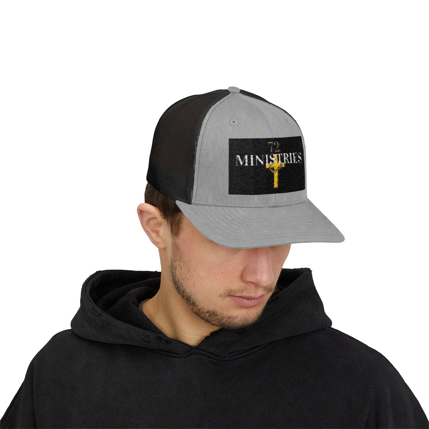 Spiritual Snapback Trucker Cap, Faith-Based Cap, Religious Gift, Ministry Headwear, Church Apparel, Inspirational Accessory
