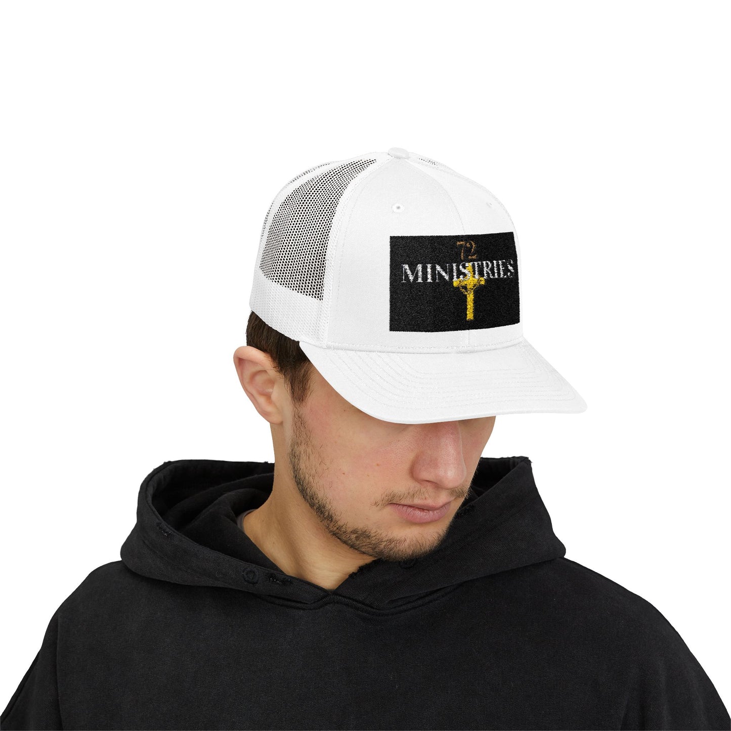 Spiritual Snapback Trucker Cap, Faith-Based Cap, Religious Gift, Ministry Headwear, Church Apparel, Inspirational Accessory