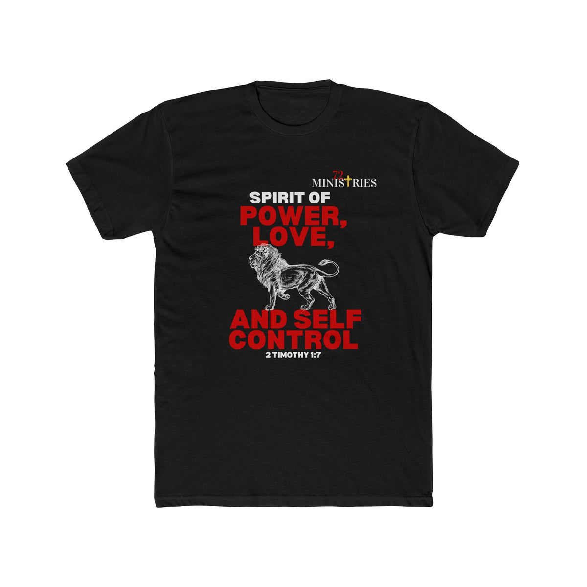 Spirit of Power - Christian T-Shirt (Tee) - FRONT ONLY