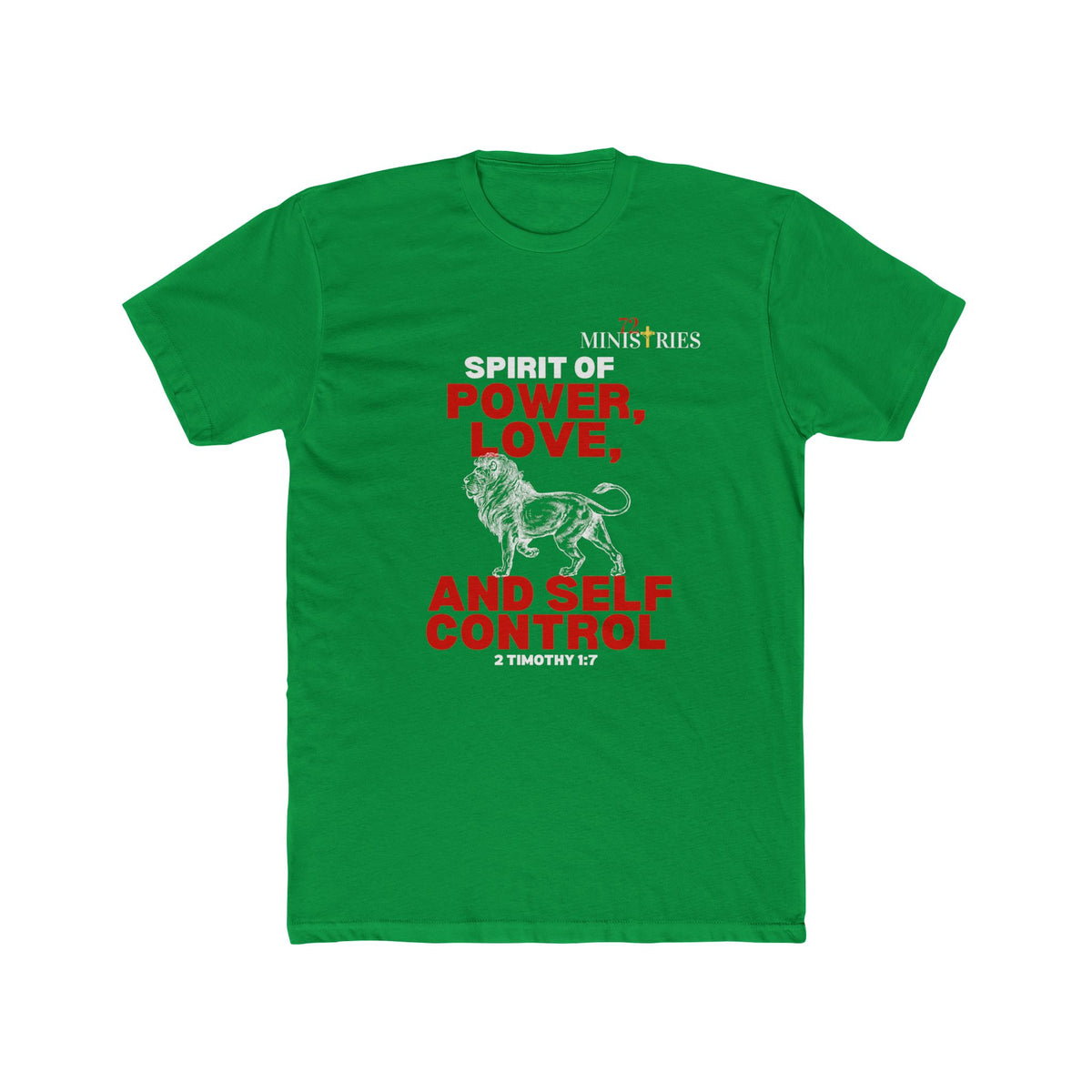Spirit of Power - Christian T-Shirt (Tee) - FRONT ONLY